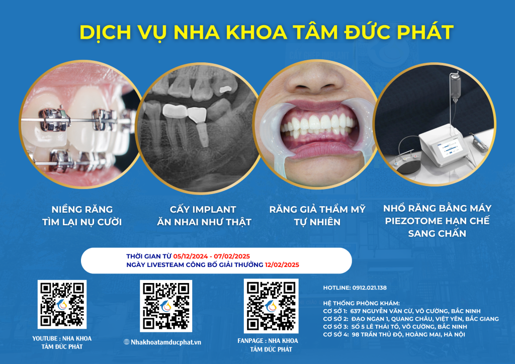 Chỉnh Nha Uy Tín Hạn Chế Đau Tại Bắc Ninh - Nha Khoa Tâm Đức Phát 3 Dịch vụ Chỉnh Nha Uy Tín Hạn Chế Đau Tại Bắc Ninh - Nha Khoa Tâm Đức Phát